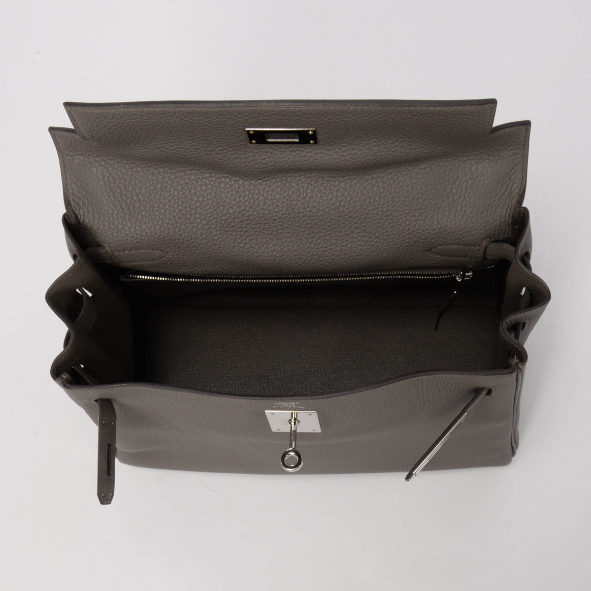 Hermes Gris Etain Togo Kelly 28