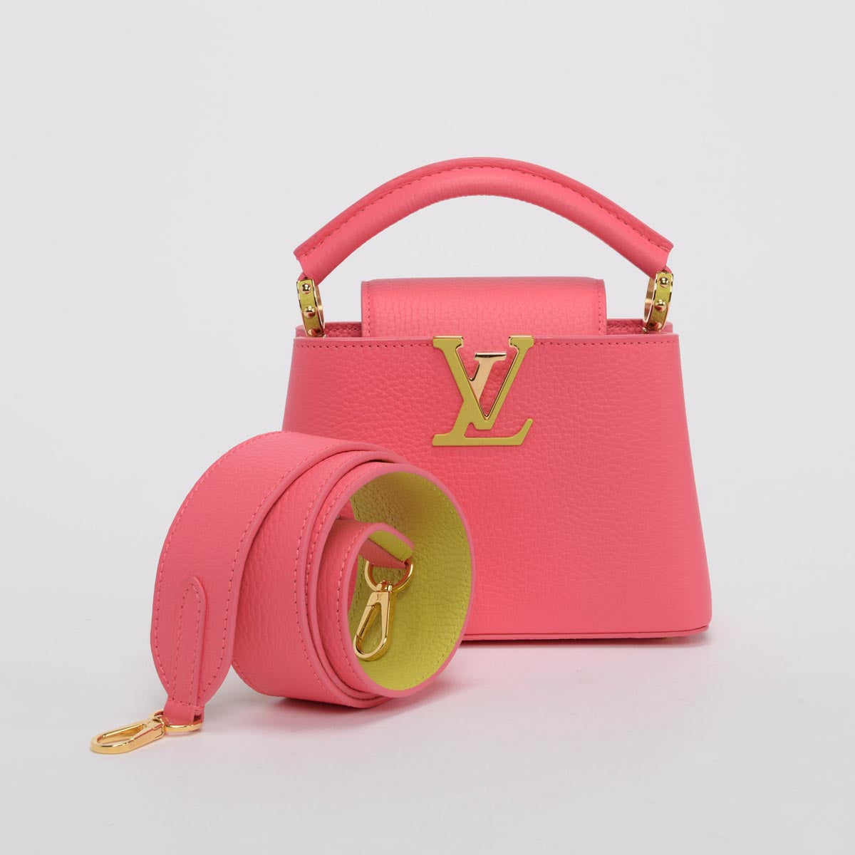 Louis Vuitton Dragon Fruit Taurillon Capucines Mini