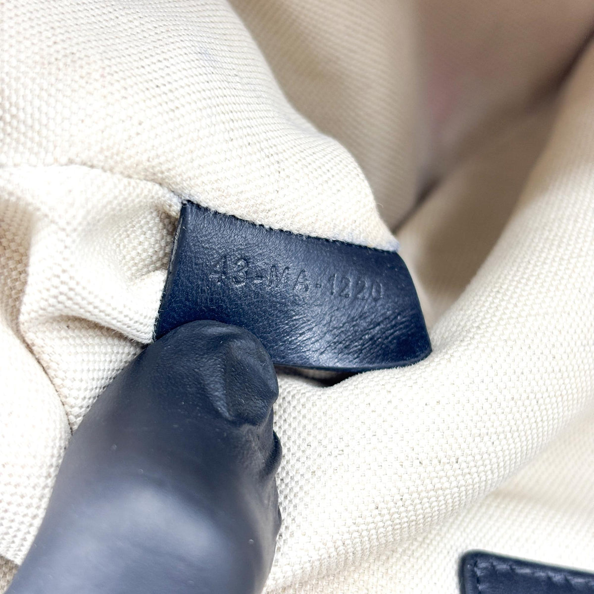 Dior Navy Oblique Canvas Pouch