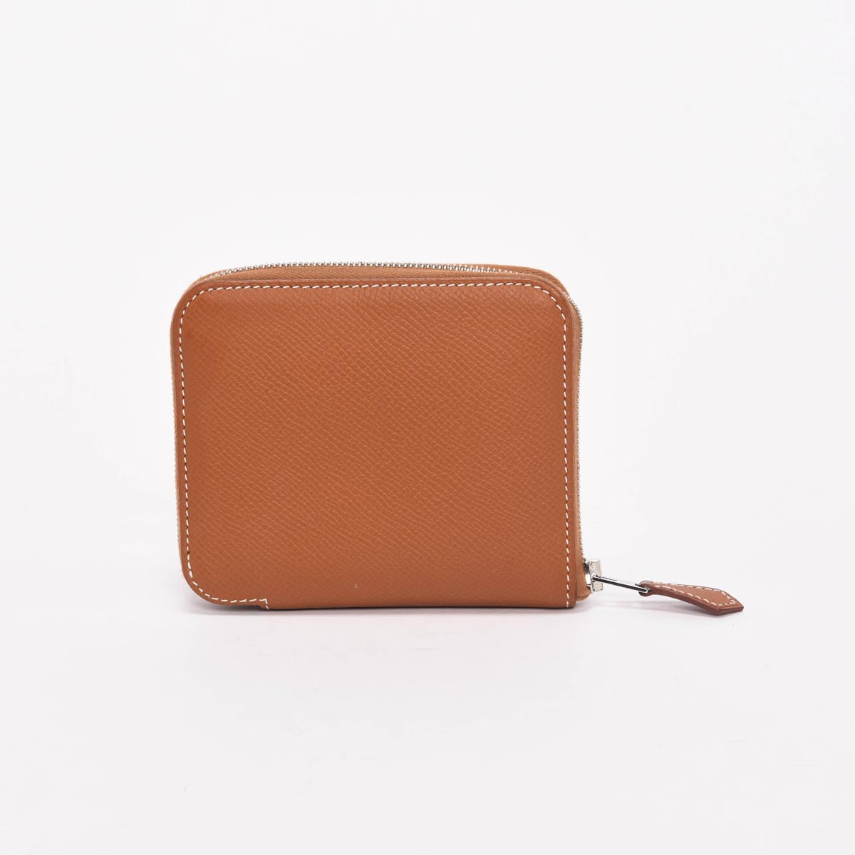 Hermes Gold Epsom Silk'In Compact Wallet