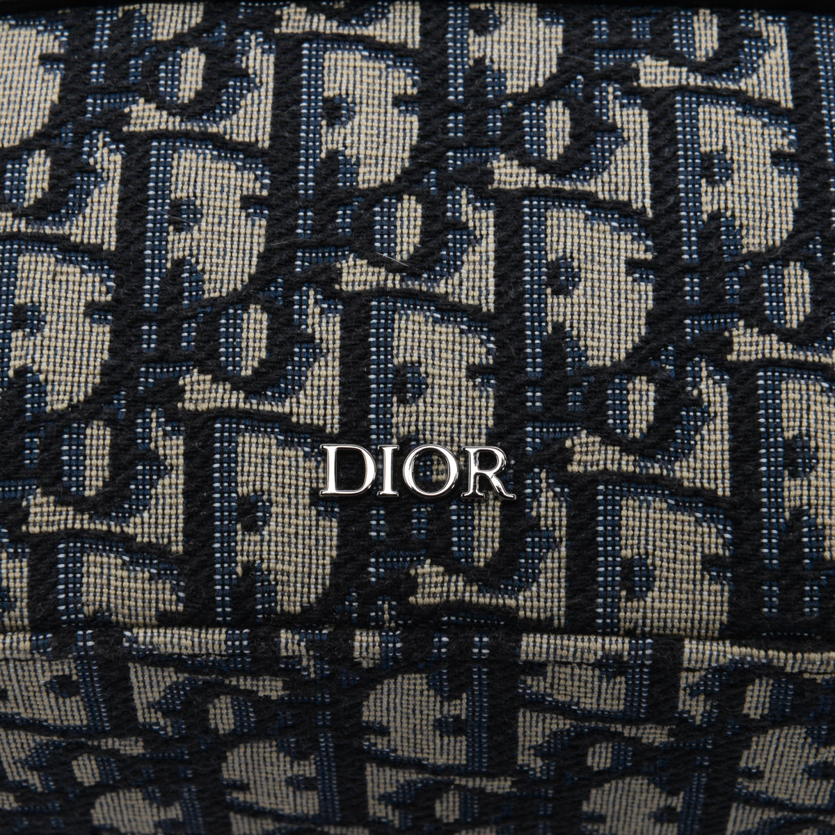 Dior Navy Oblique Jacquard Safari Bag