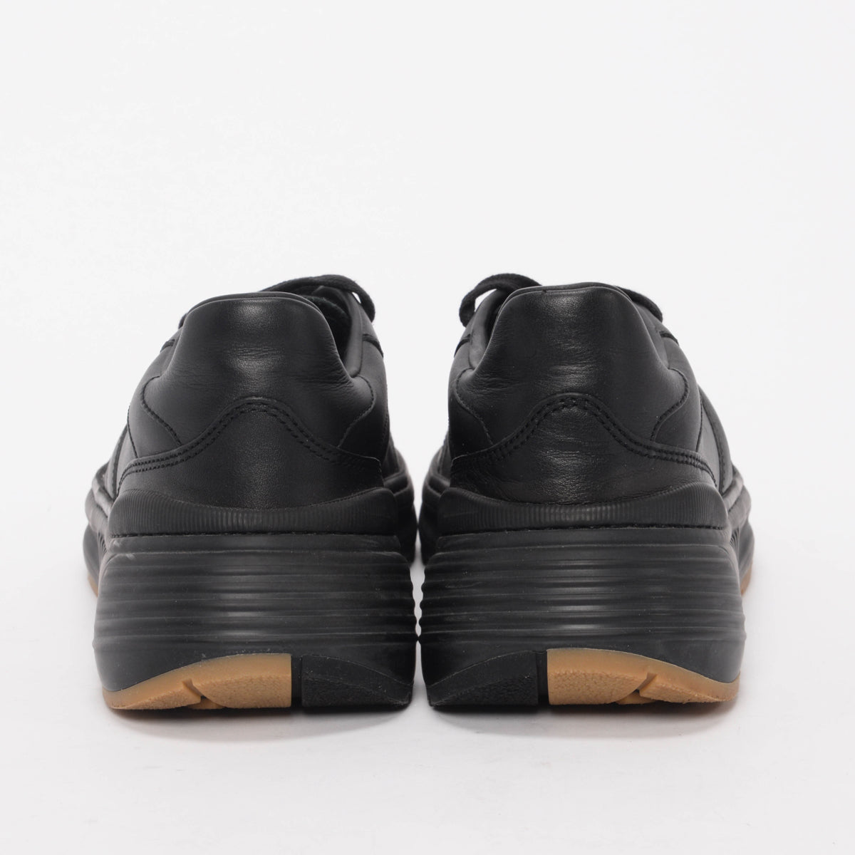 Bottega Veneta Black Leather Speedster Sneakers 42