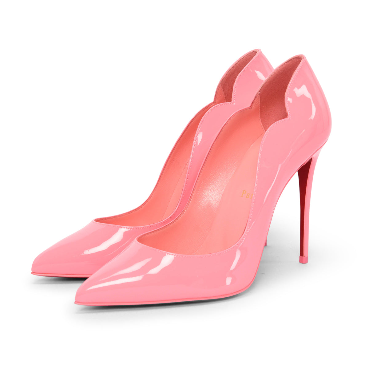 Christian Louboutin Bubble Gum Patent Hot Chick Pumps 38.5