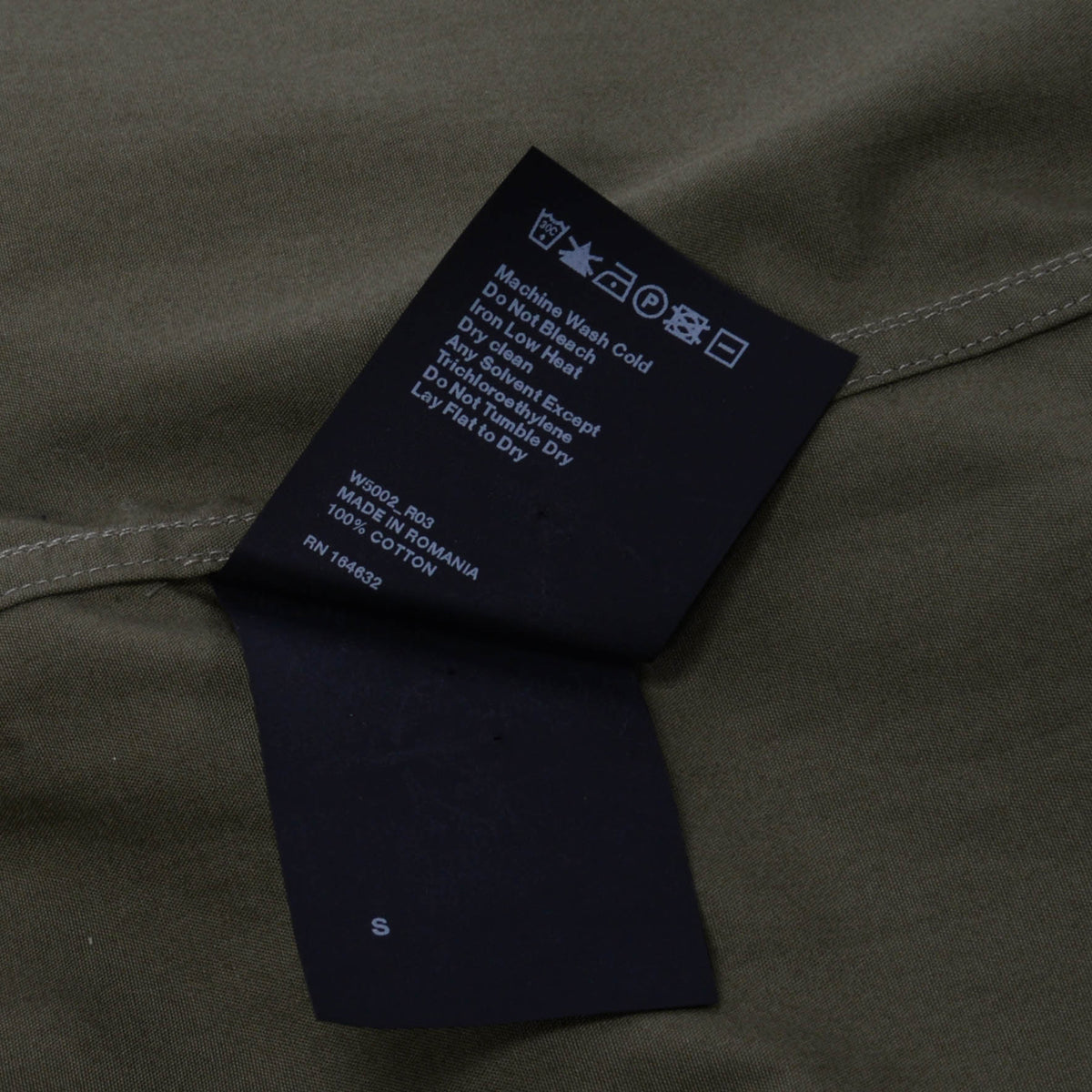 Wardrobe NYC Military Cotton Oversized Shirt S