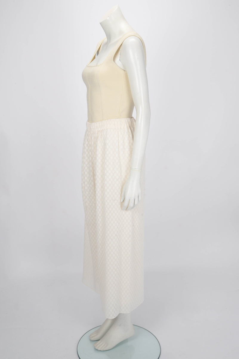 Zimmermann Ivory Polka Dot Pleated Pants 1