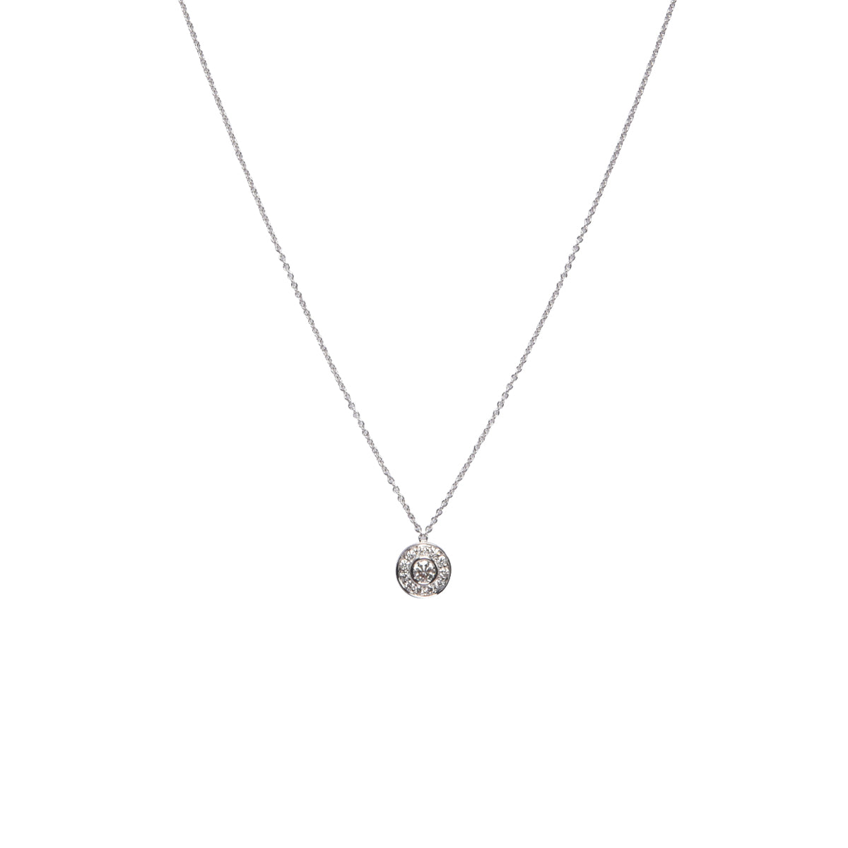 Tiffany & Co Diamond & Platinum Circlet Necklace