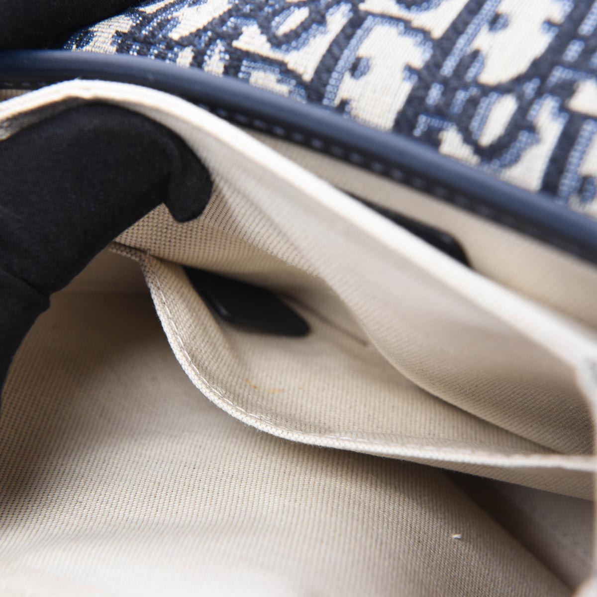 Dior Blue Oblique Jacquard DiorAddict Messenger Bag