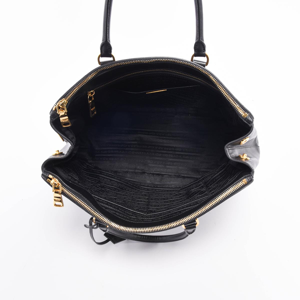 Prada Black Saffiano Large Galleria Bag