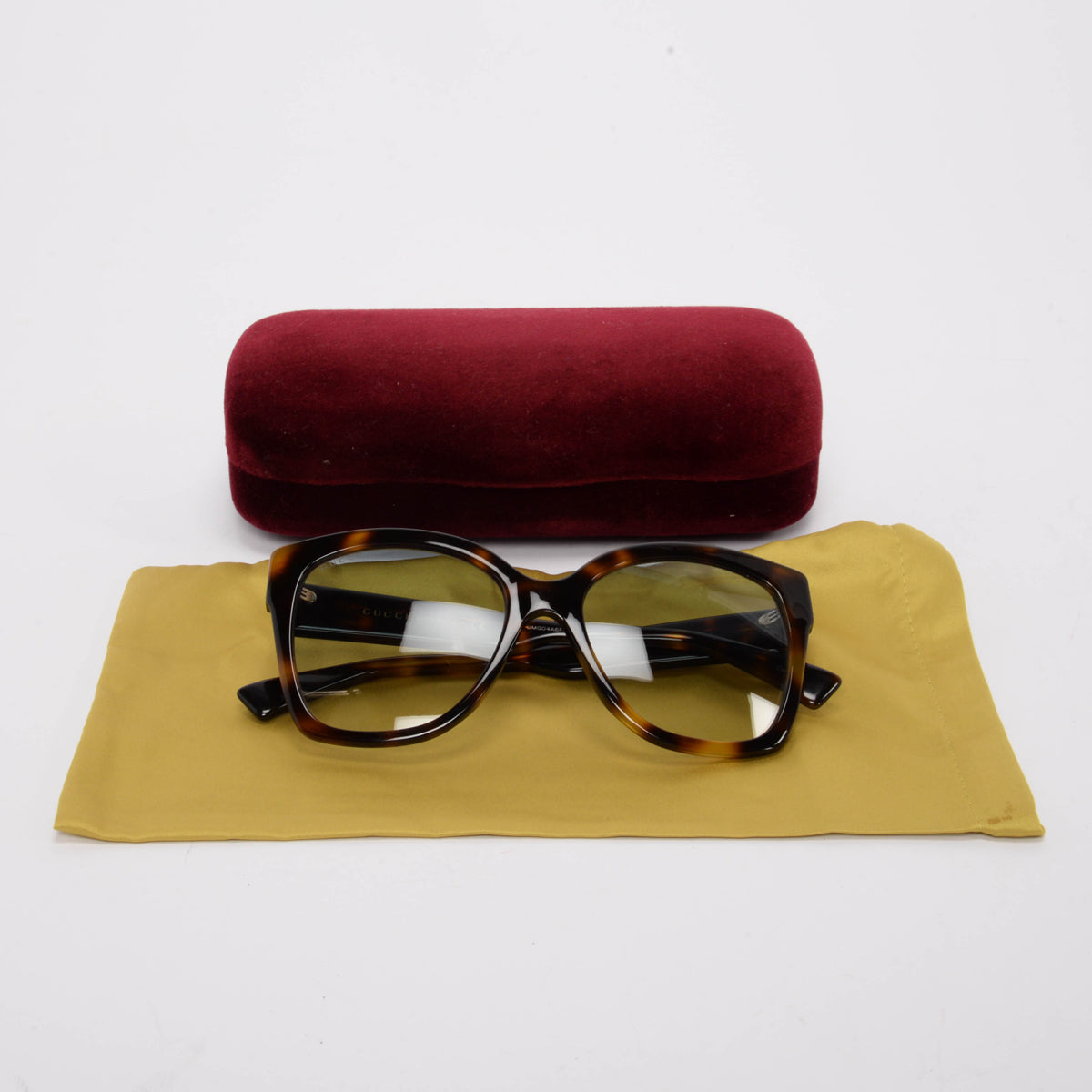 Gucci Havana Oversized Sunglasses