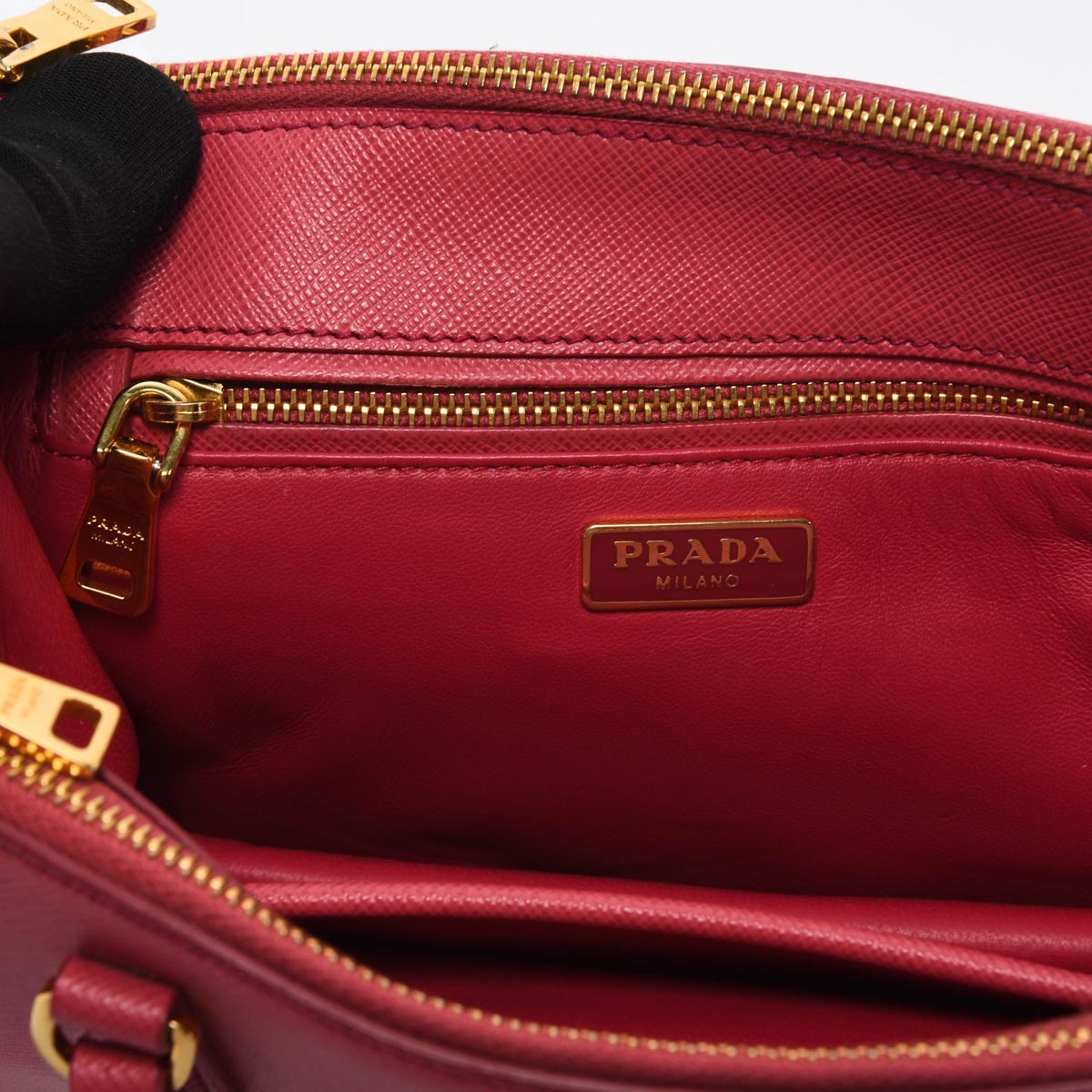 Prada Pink Saffiano Mini Galleria Tote