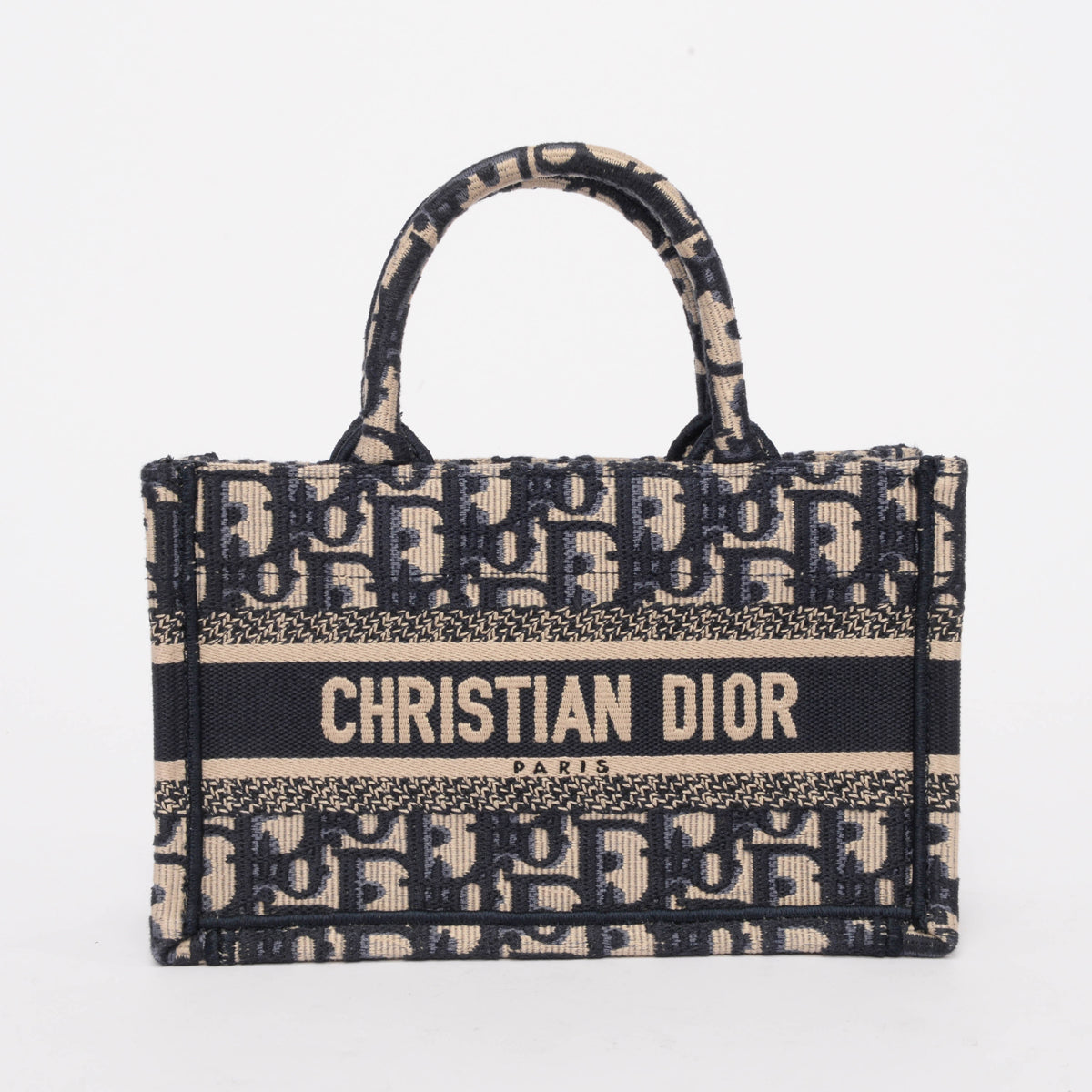 Dior Blue Oblique Mini Dior Book Tote