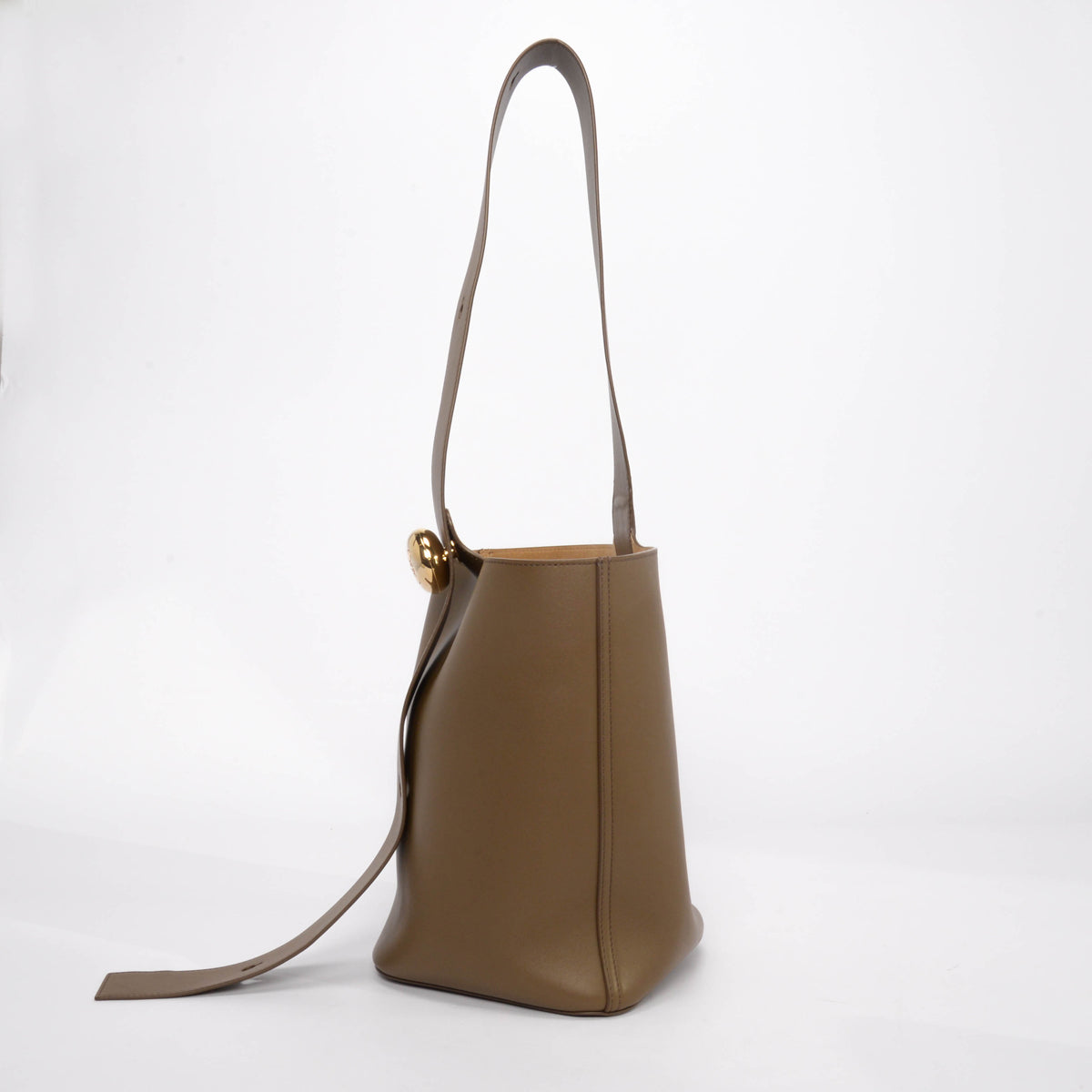 Loewe Tundra Calfskin Medium Pebble Bucket Bag