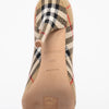 Burberry Beige Blythe Check Runway Pumps 37 - Blue Spinach