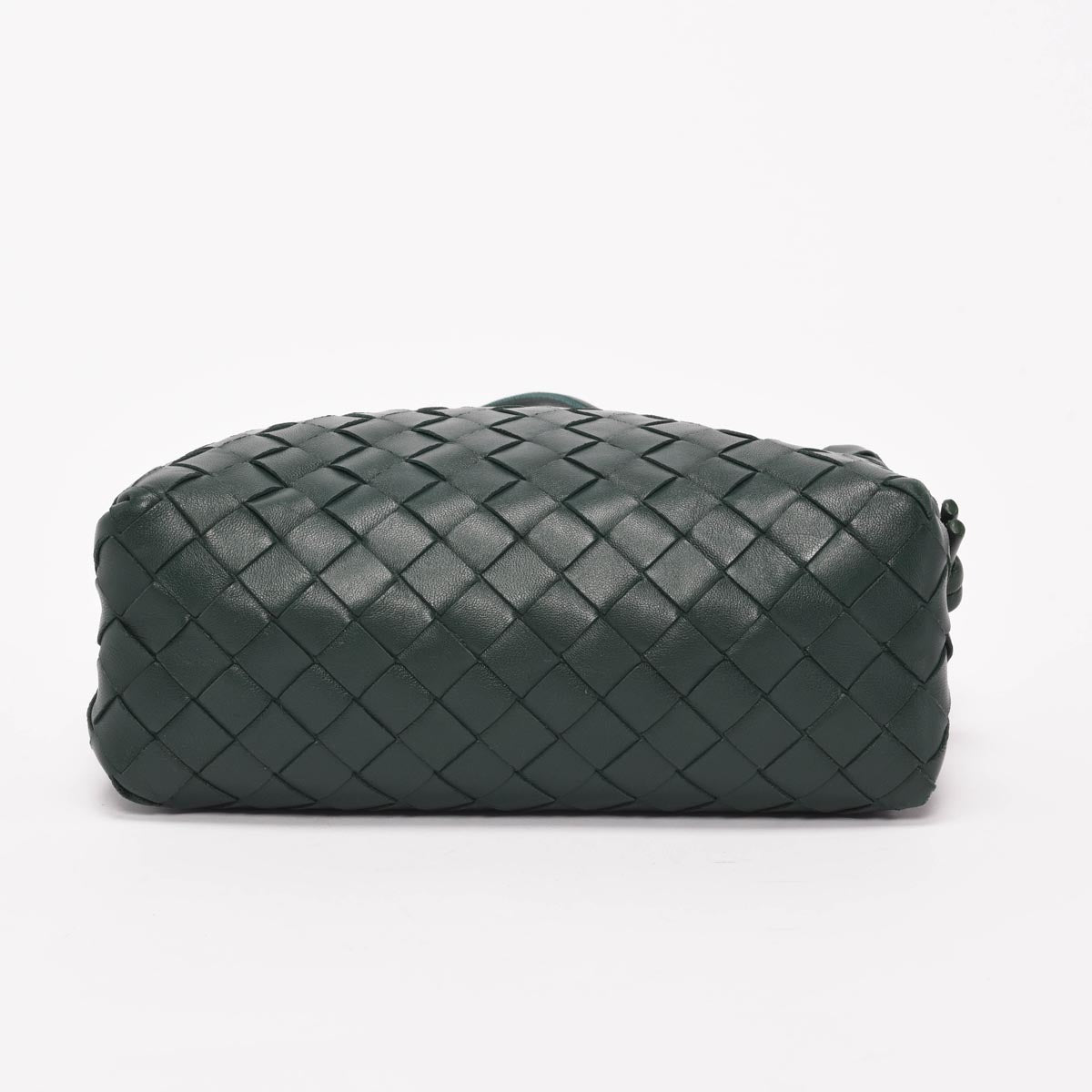 Bottega Veneta Forest Green Intrecciato Small Loop Camera Bag