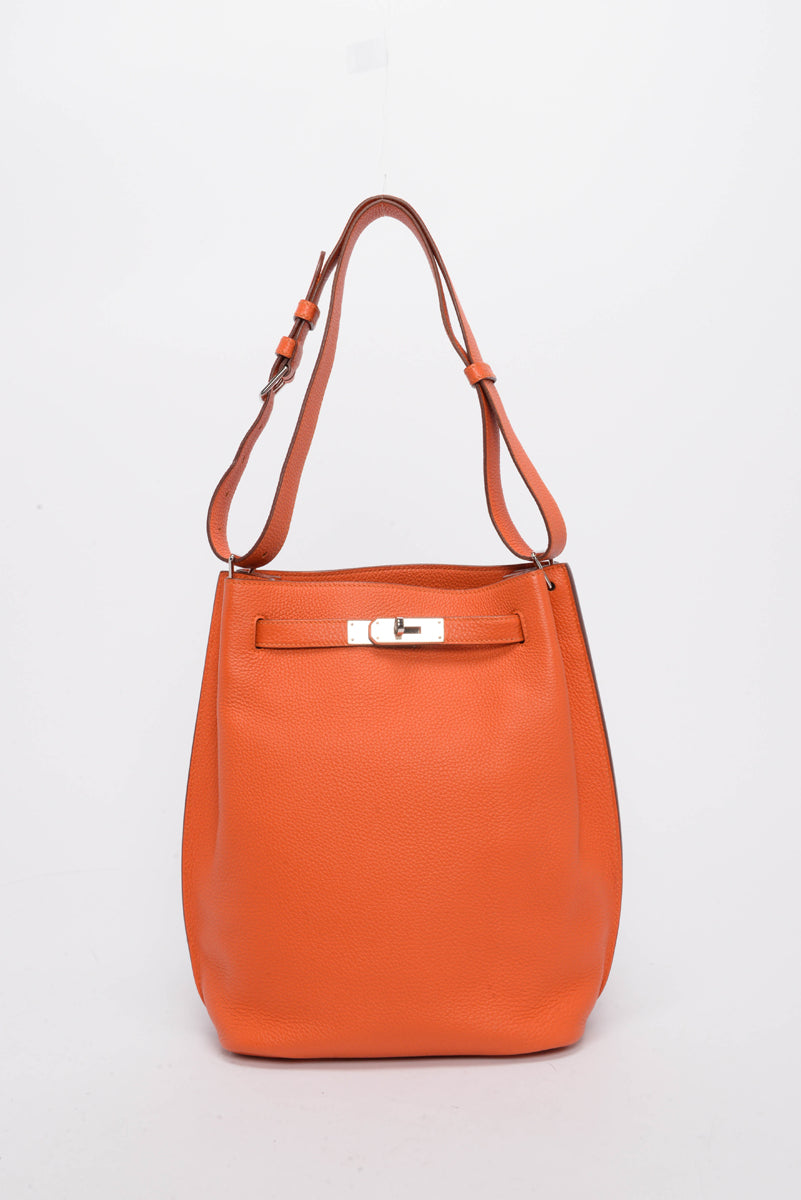 Hermes Orange Poppy Togo So Kelly 22