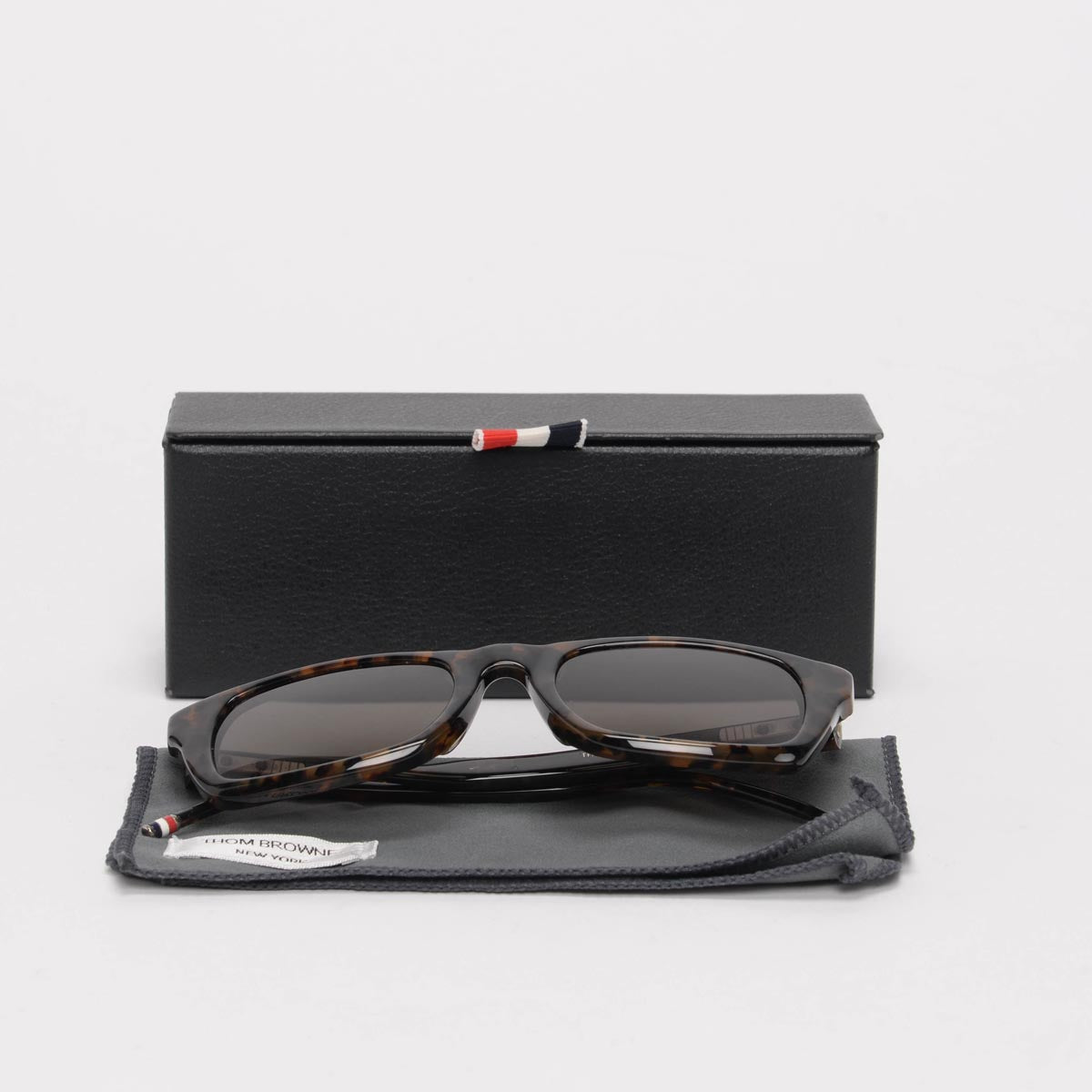 Thom Browne Havana Square Sunglasses