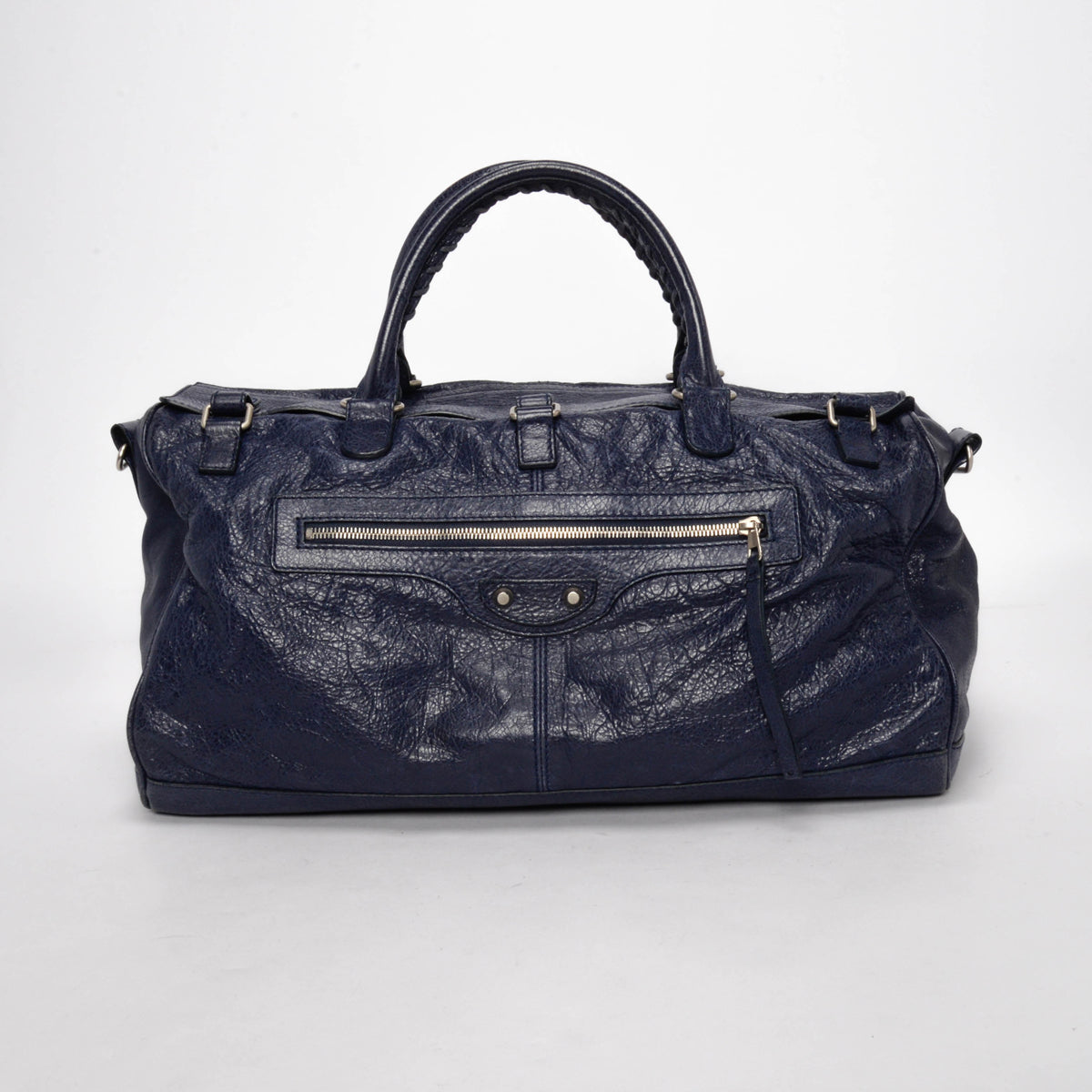 Balenciaga Indigo Arena Lambskin City Duffle Bag