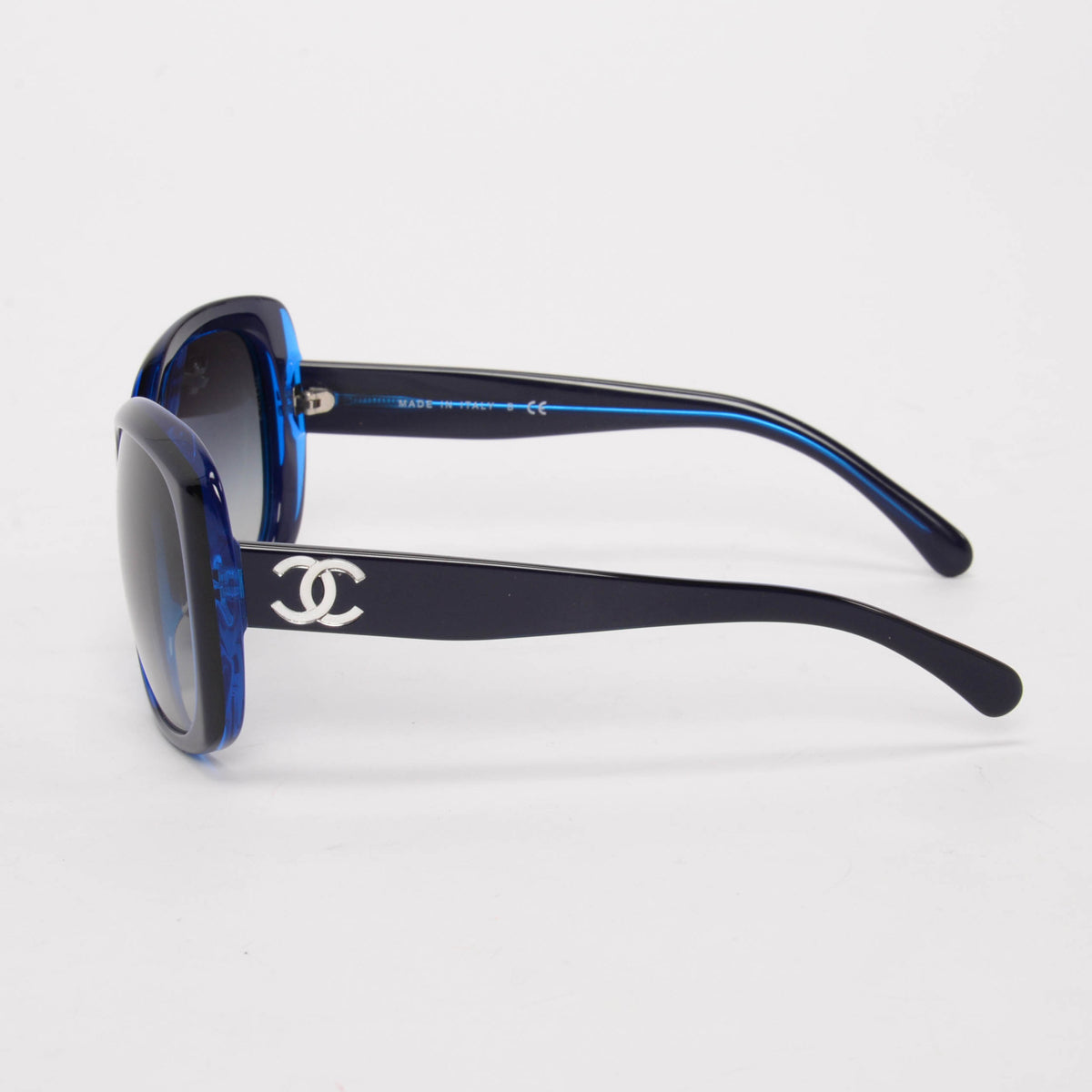 Chanel Blue Butterfly Sunglasses