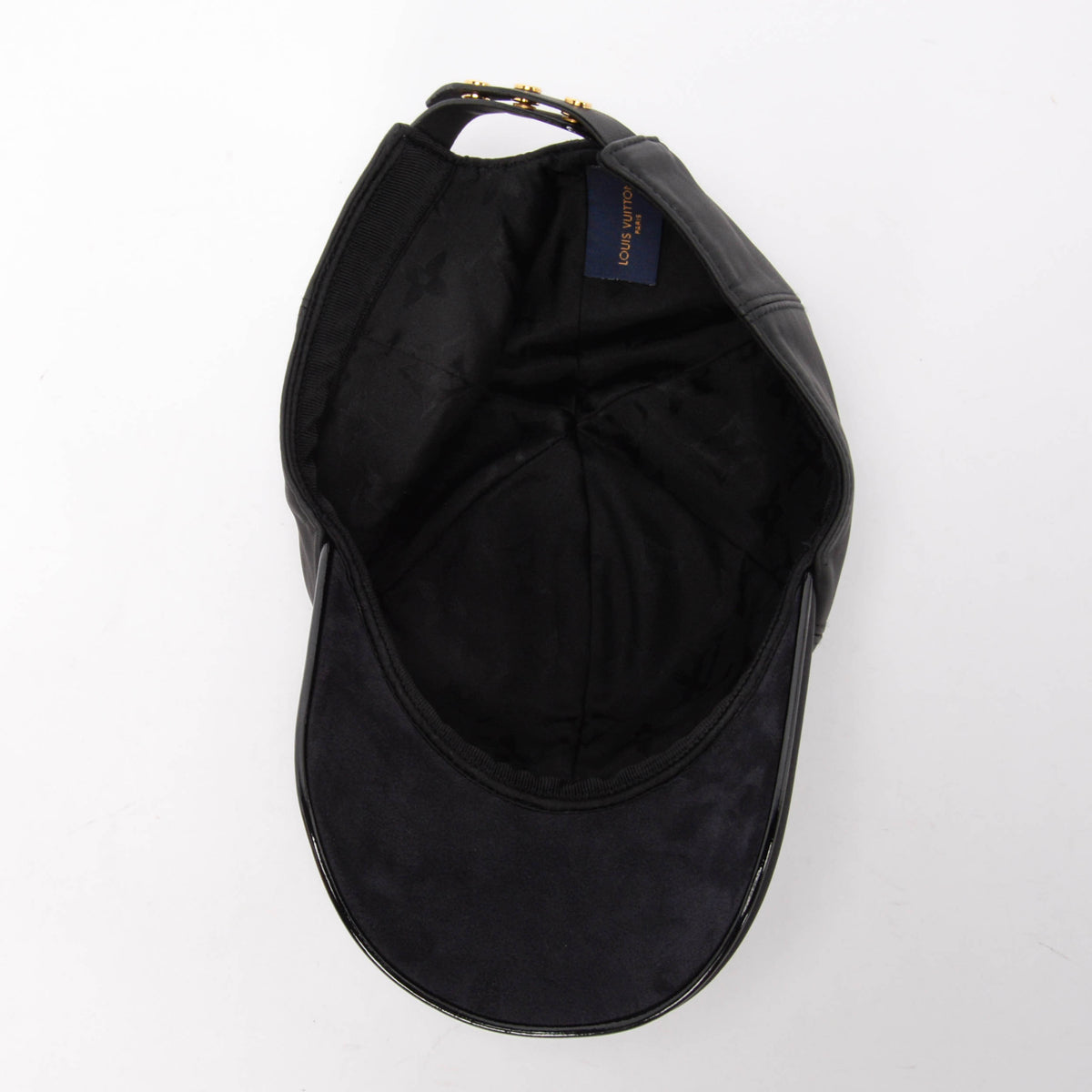 Louis Vuitton Black Leather Cruiser Cap