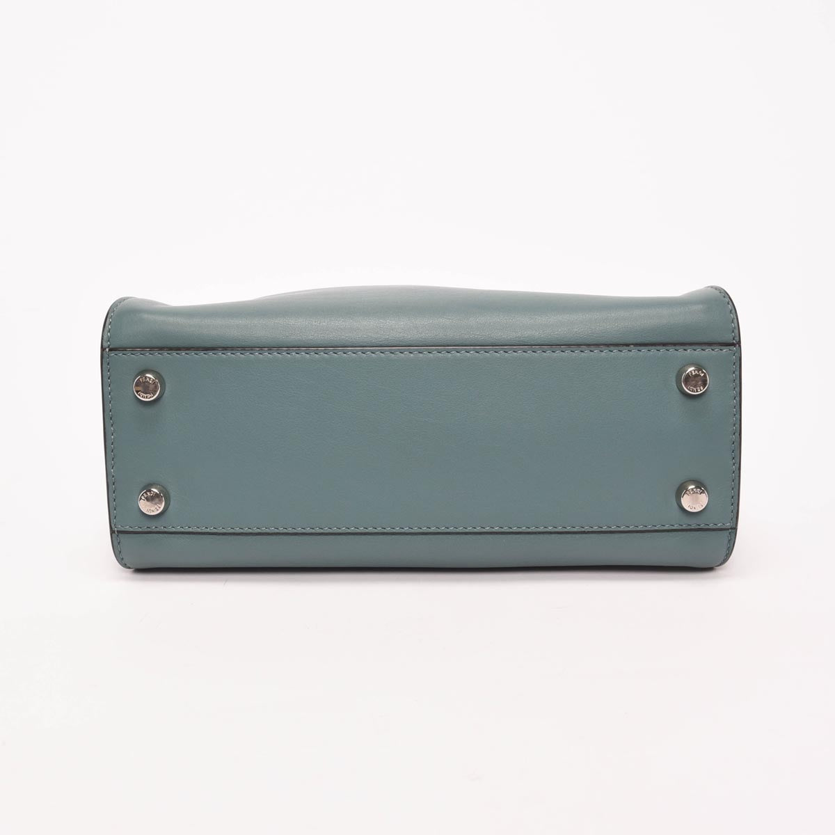 Fendi Mist Green Calfskin Peekaboo Iconic Essentially Bag