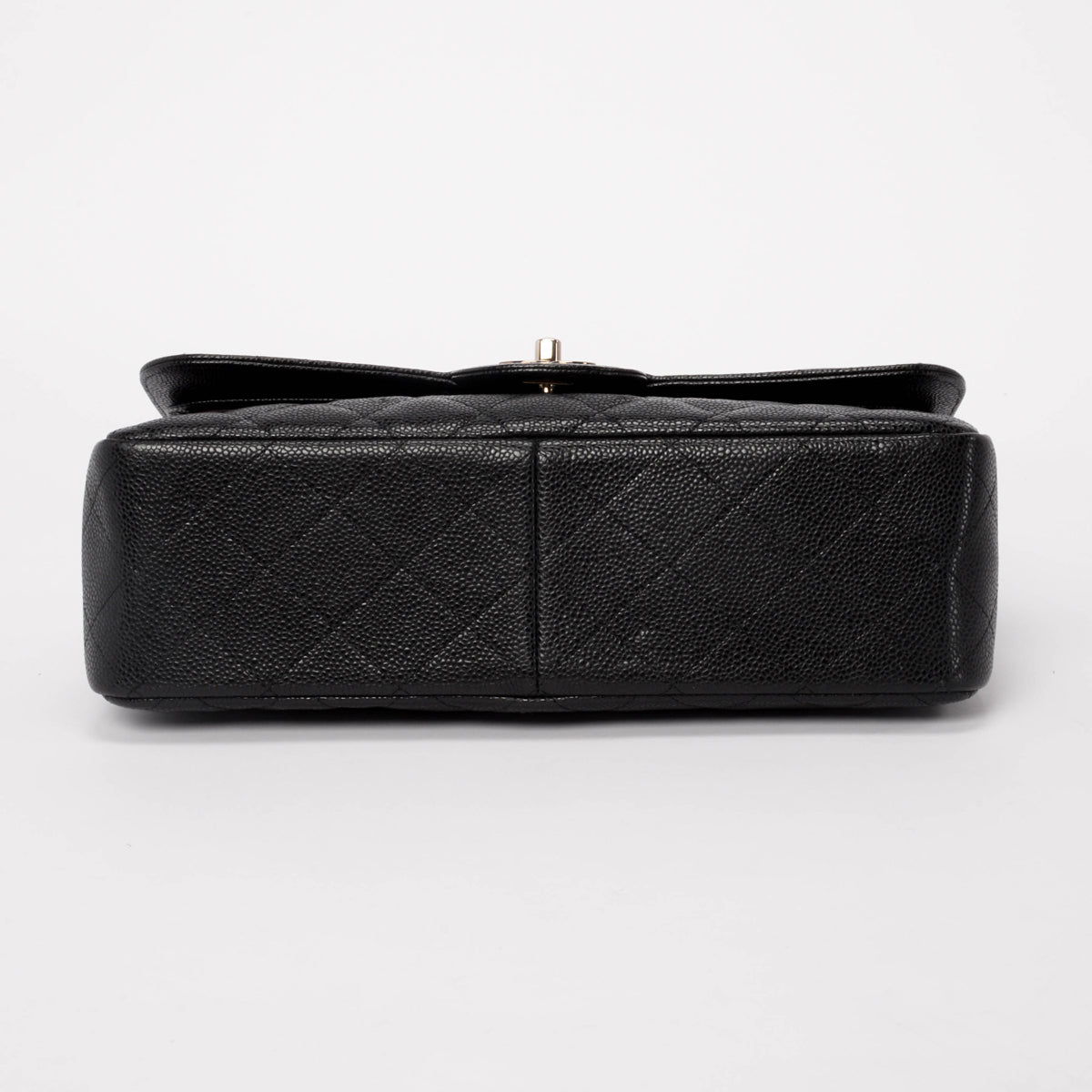 Chanel Black Quilted Caviar Large Classic Flap Bag