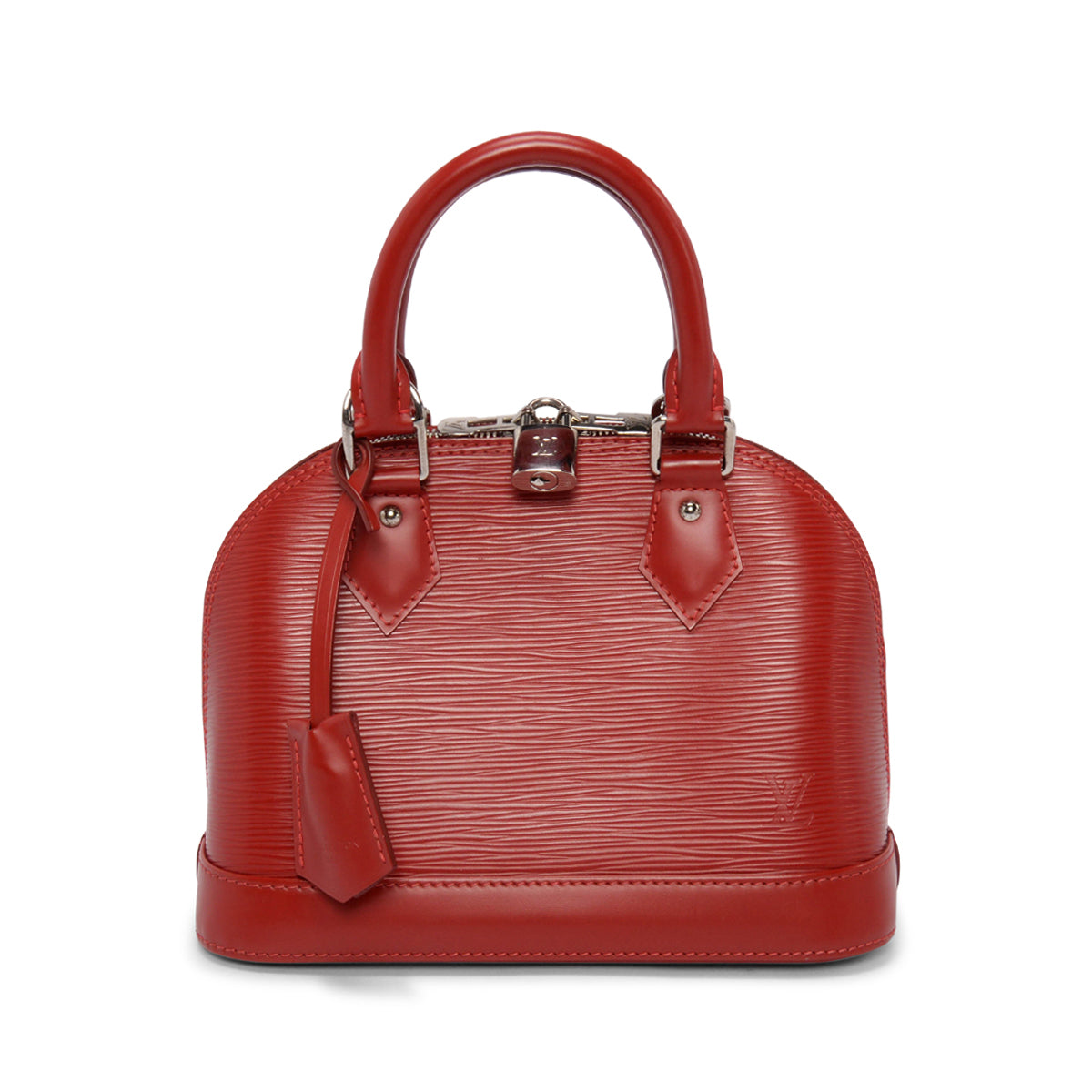 Louis Vuitton Carmine Red Epi Leather Alma BB