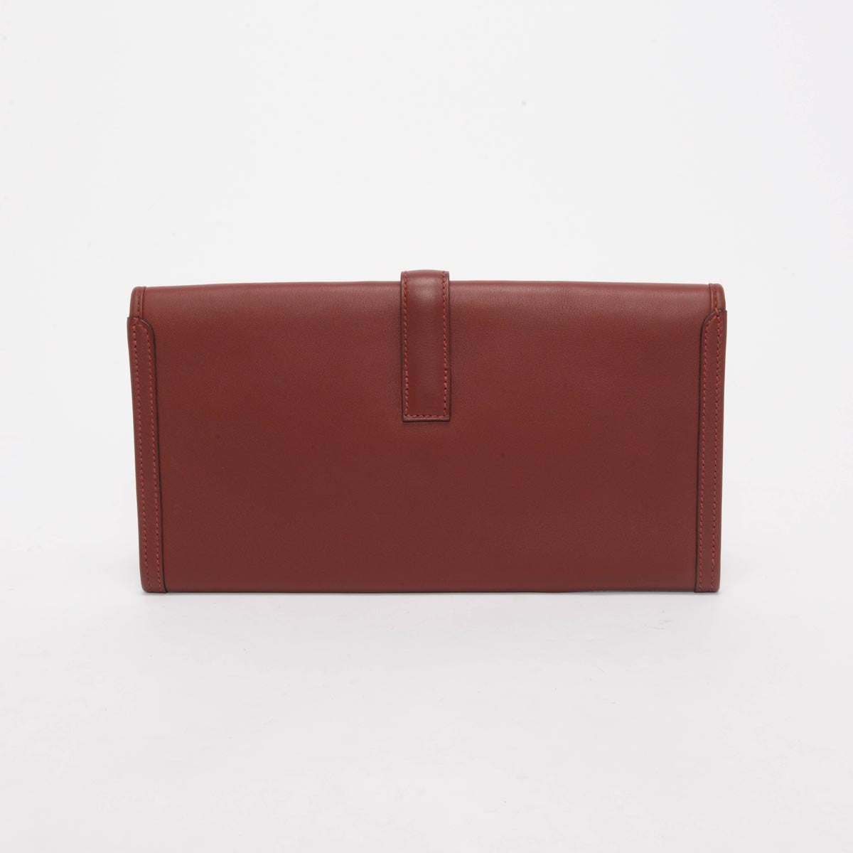 Hermes Rouge H Swift Jige Elan 29 Clutch