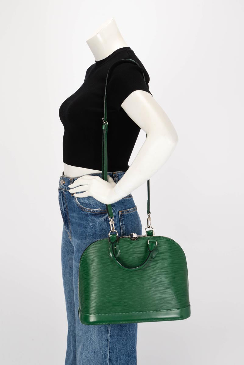 Louis Vuitton Menthe Epi Leather Alma PM