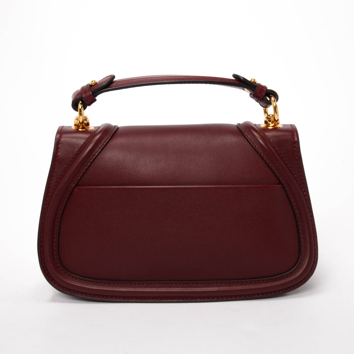Gucci Rosso Ancora Roxy Calfskin Blondie Medium Top Handle Bag