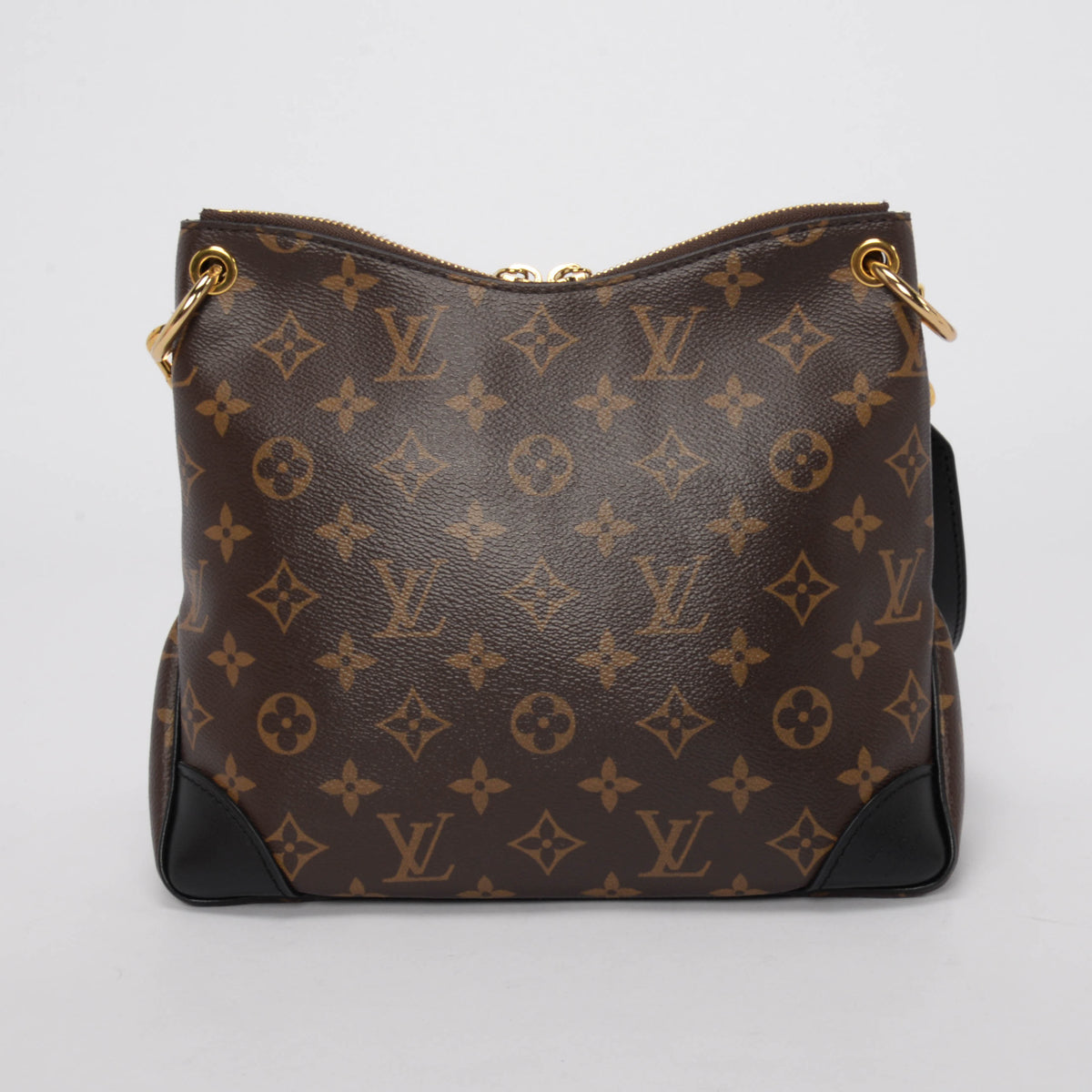 Louis Vuitton Black Monogram Canvas Odeon PM Bag