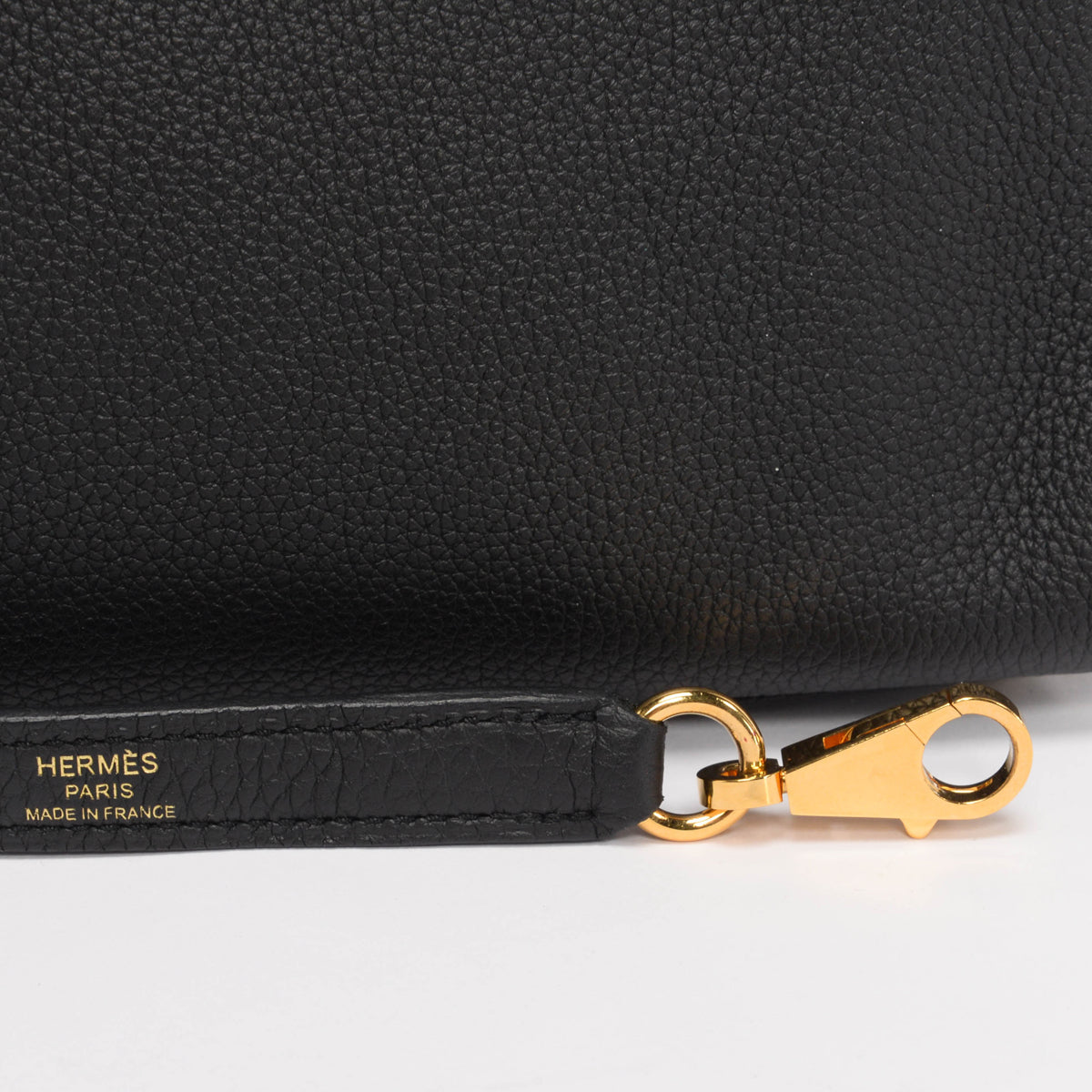 Hermes Black Togo Alligator Touch Kelly 28 GHW