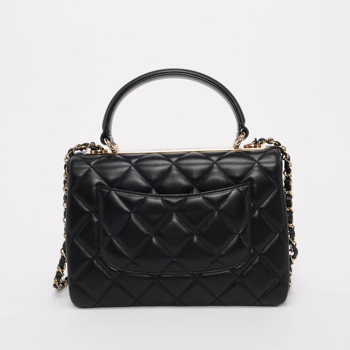 Chanel Black Quilted Lambskin Small Trendy CC Bag