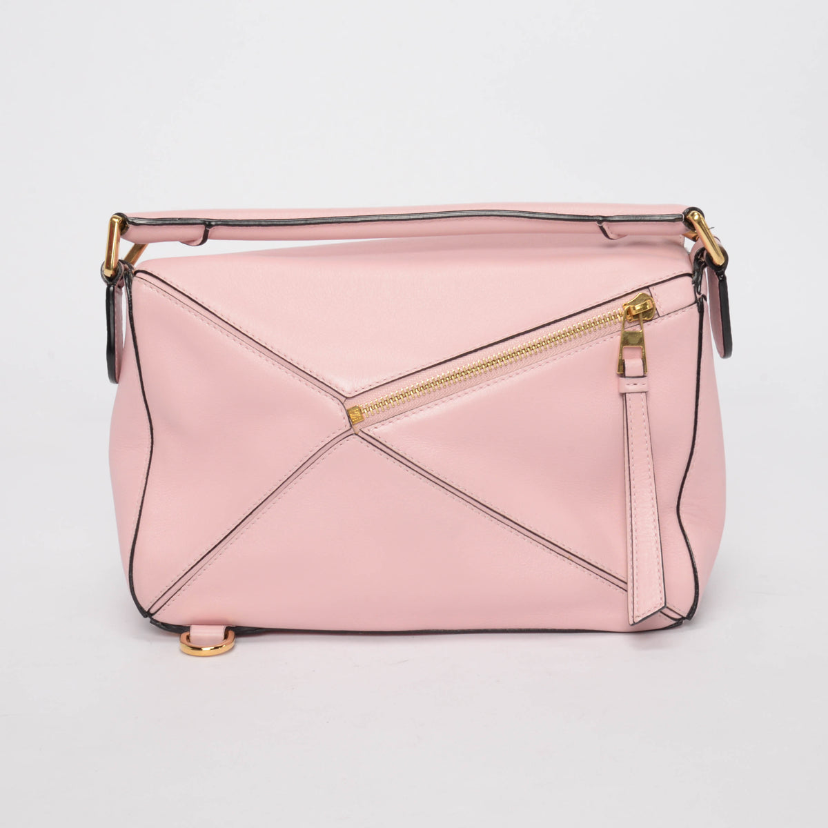 Loewe Soft Pink Calfskin Small Puzzle Bag