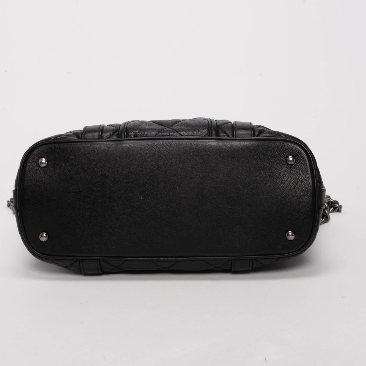 Chanel Black Quilted Calfskin Small Casual Riviera Tote