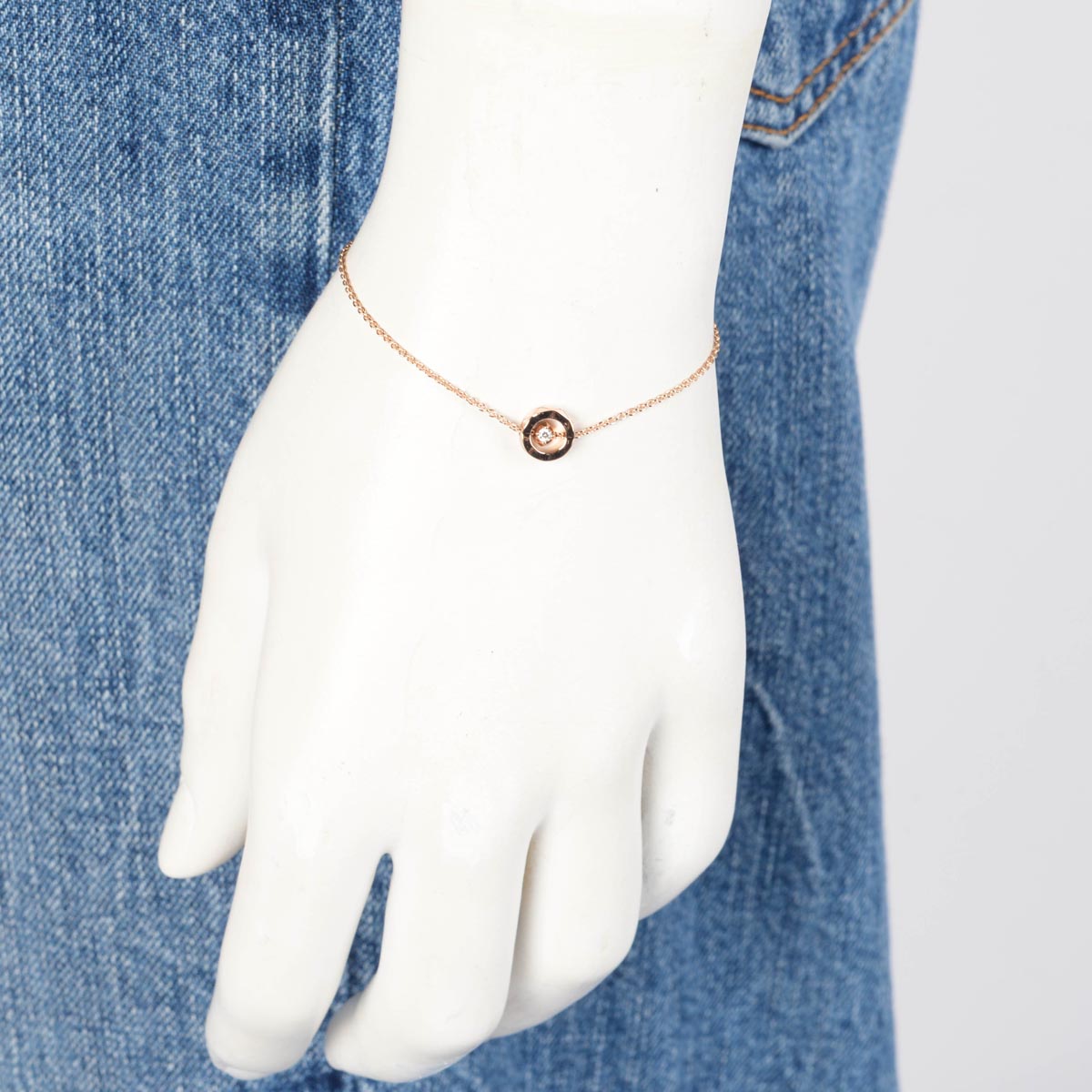 Chanel Beige Gold & Diamond Coco Bracelet