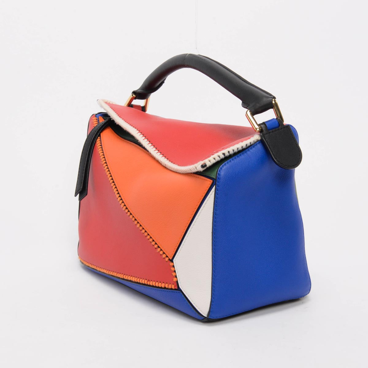 Loewe Multicolour Medium Patchwork Puzzle Bag