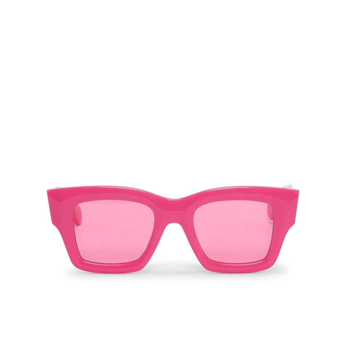 Jacquemus Pink Rectangle Frame Sunglasses