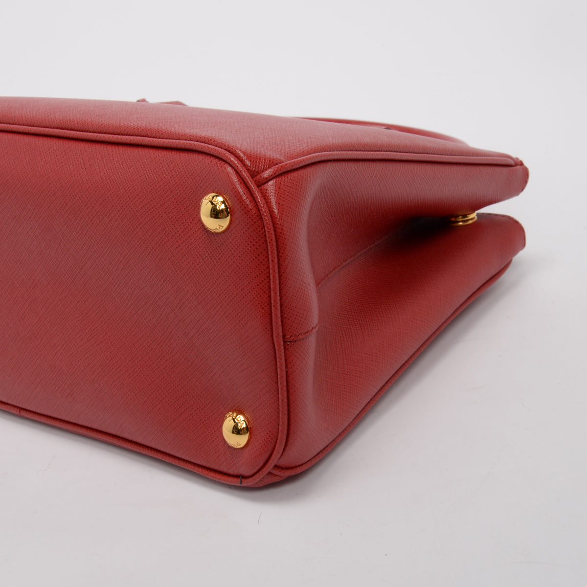 Prada Red Saffiano Lux Small Galleria Tote