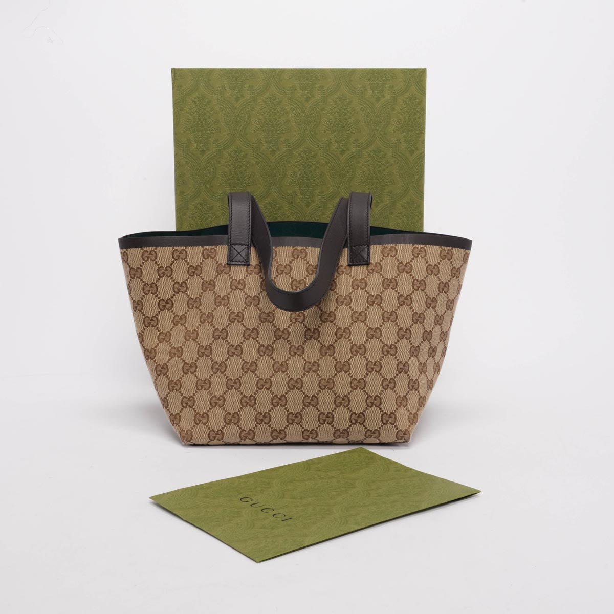 Gucci Beige GG Canvas Totissima Small Tote