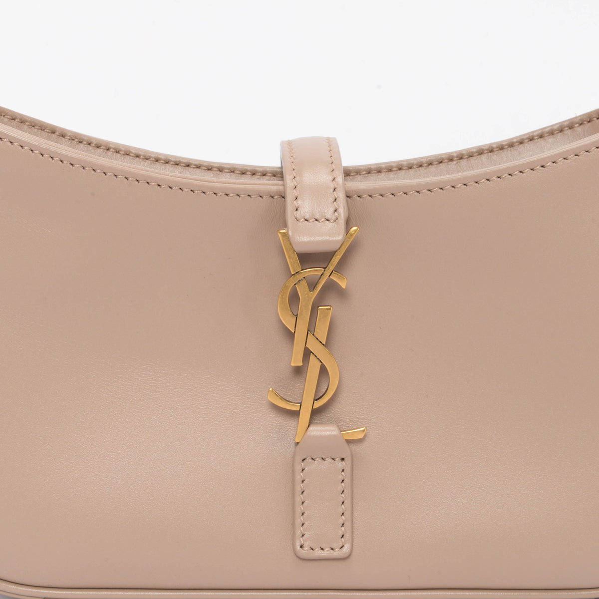 Saint Laurent Beige Smooth Calf Le 5 A 7 Mini Bag