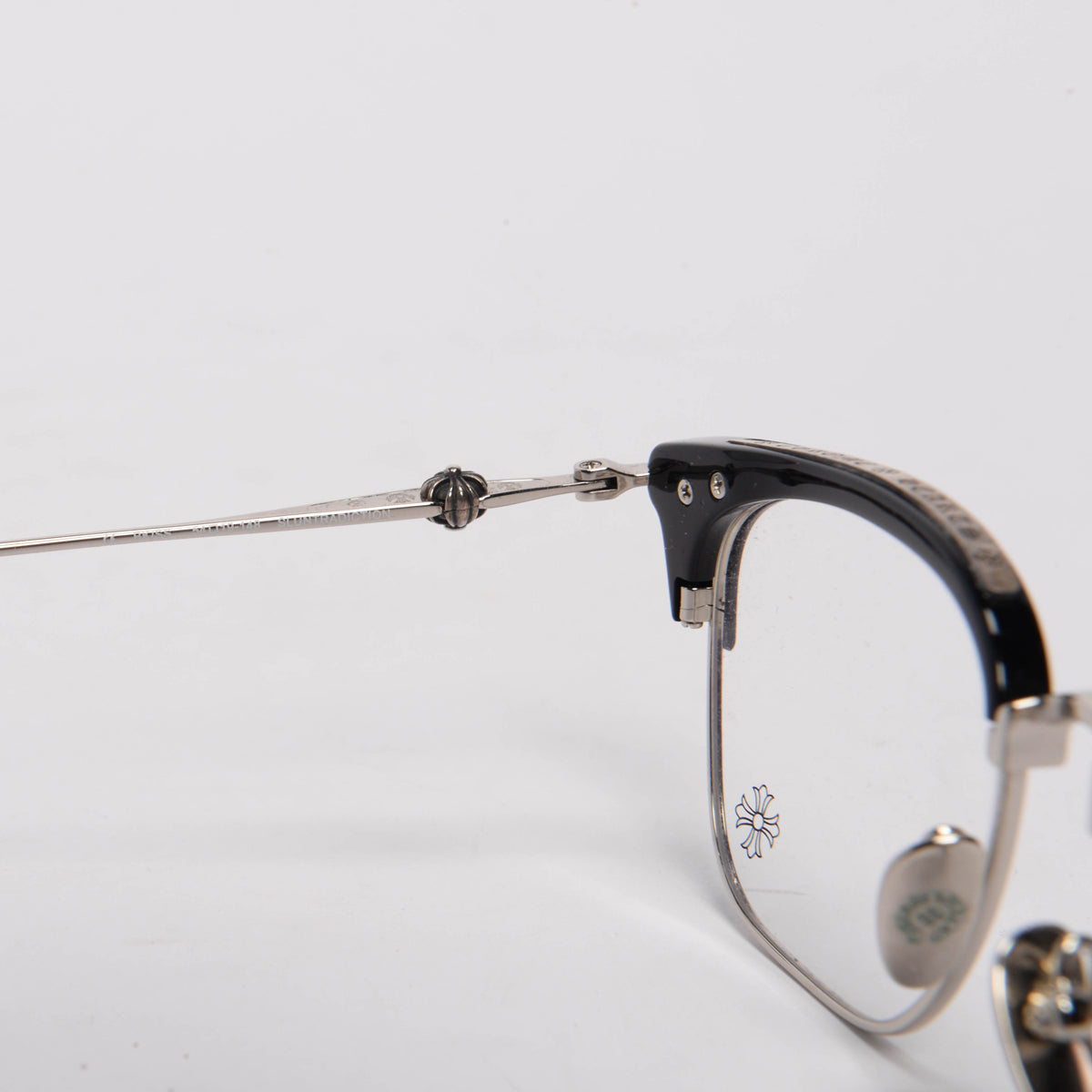 Chrome Hearts Black Sluntradiction Optical Frames