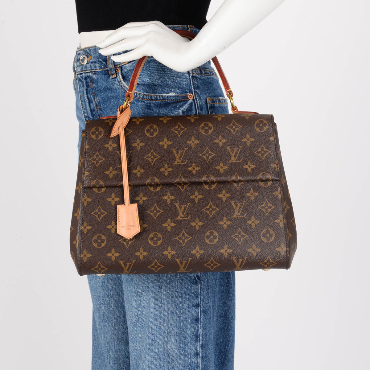 Louis Vuitton Blue Glacial Monogram Cluny MM