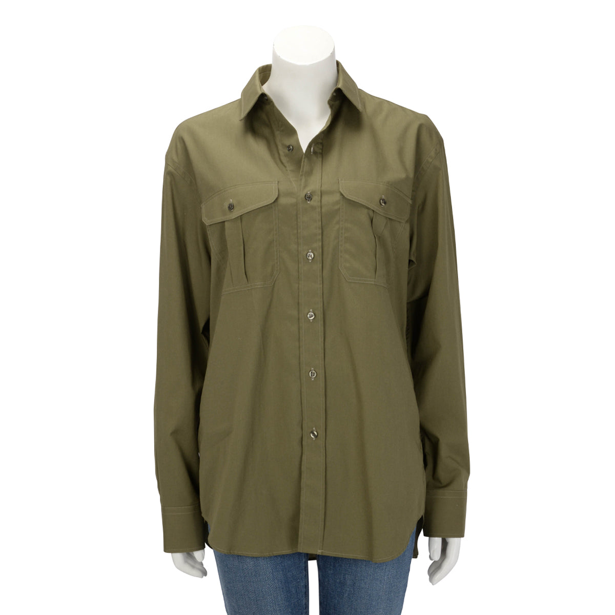 Wardrobe NYC Military Cotton Oversized Shirt S