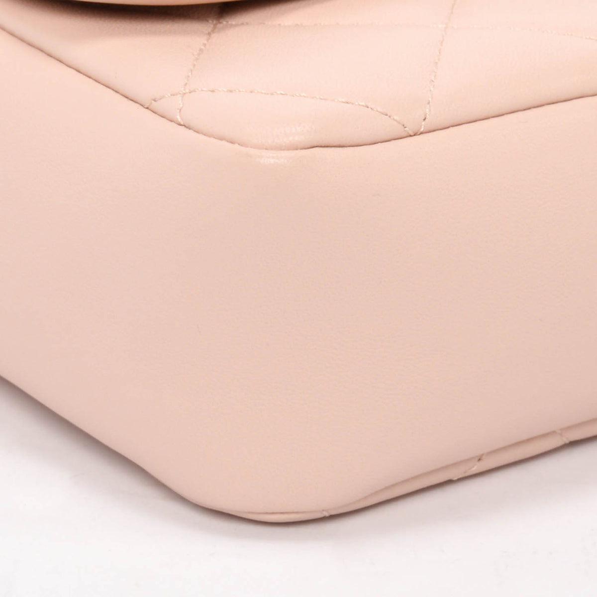 Chanel Soft Pink Lambskin Elegant Chain Flap Bag
