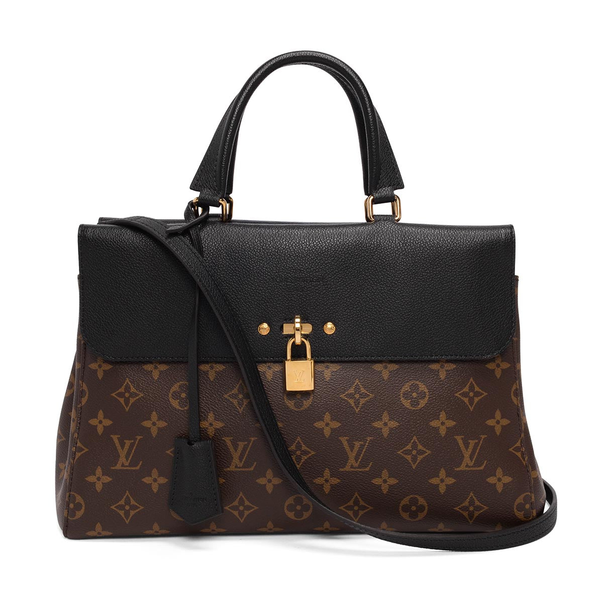 Louis Vuitton Black Monogram & Calfskin Venus Bag