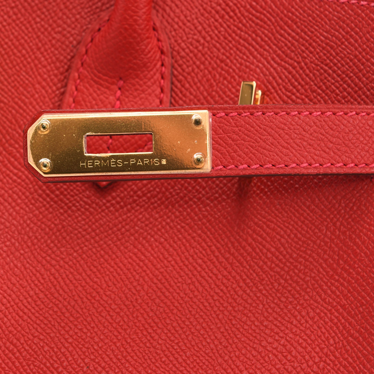 Hermes Rouge Casaque Epsom Birkin 30