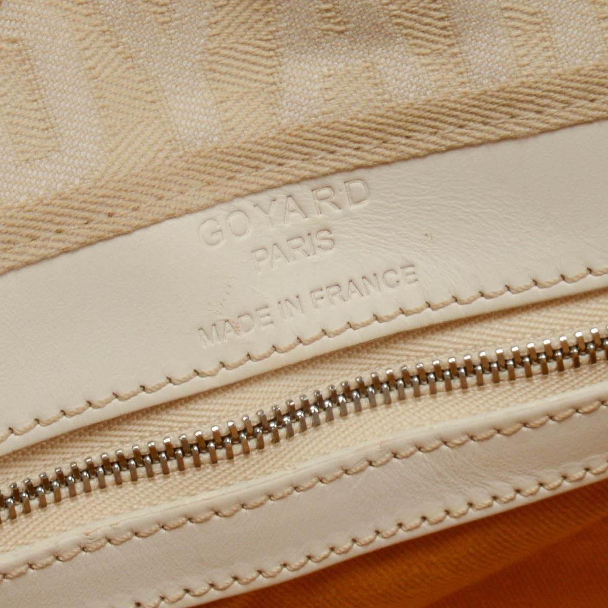 Goyard White Goyardine Crosiere 40 Cross Body Bag
