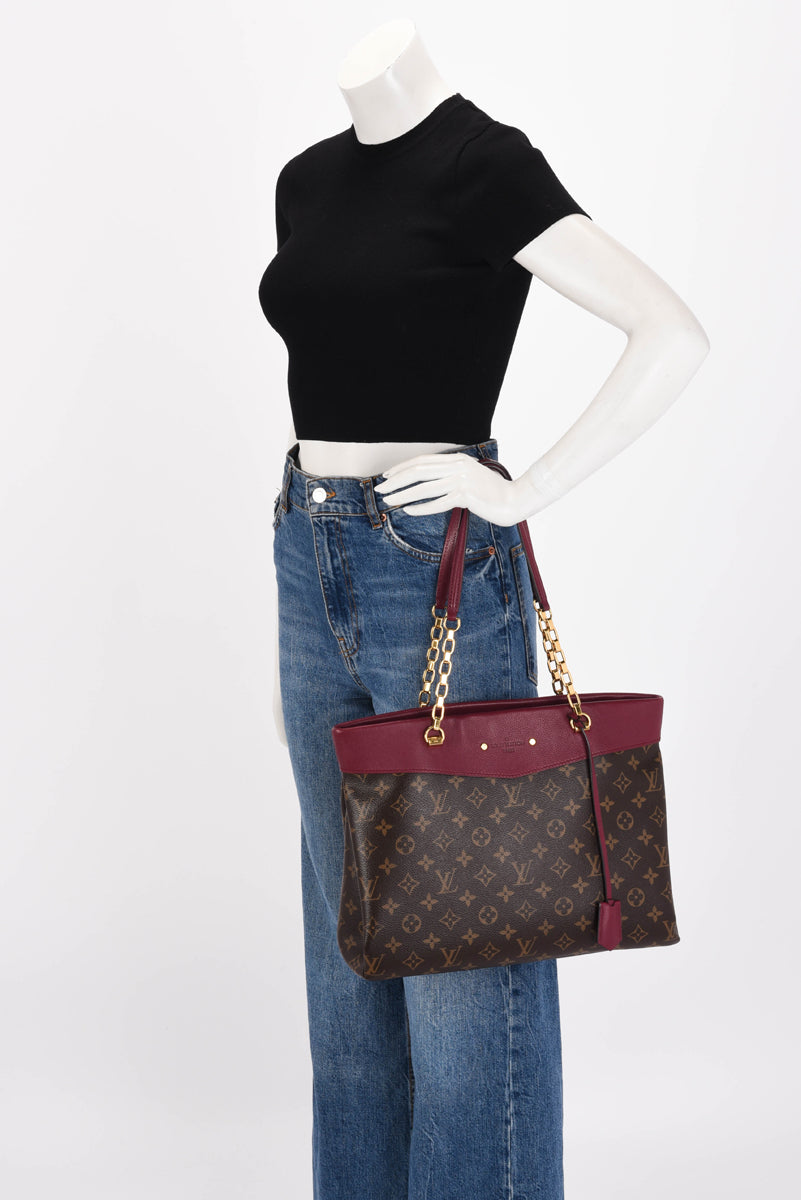 Louis Vuitton Aurore Monogram Pallas Shopper Tote