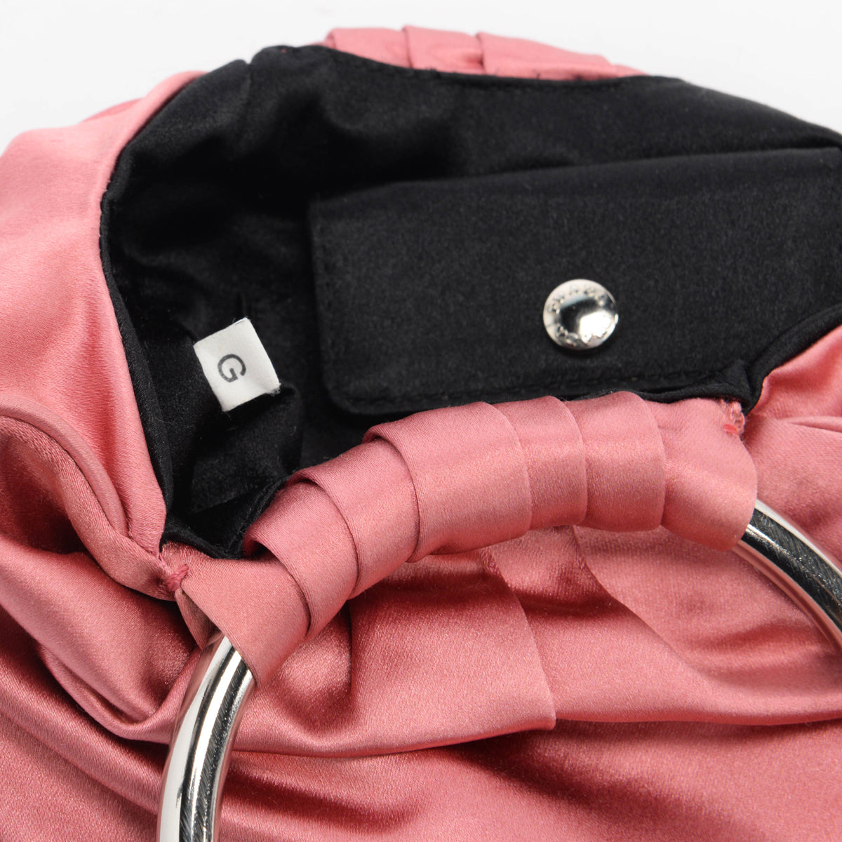 Prada Rosa Satin Raso Wrist Bag