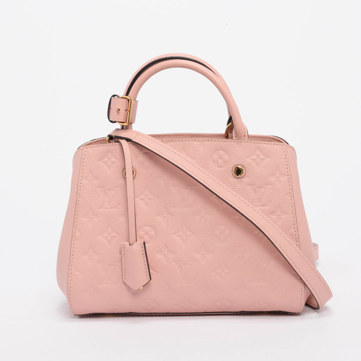 Louis Vuitton Rose Poudre Monogram Empreinte Montaigne BB